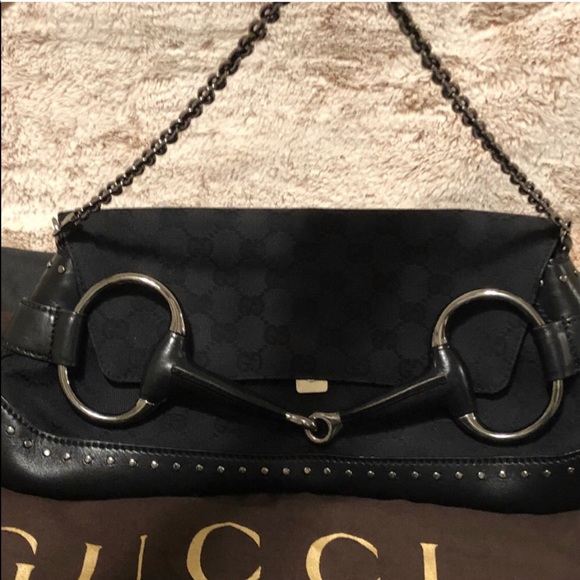 Gucci Handbags - 🎉SALE🎉Vintage Gucci Horse-Bit Studded Bag/Clutch